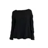 Snider Women's Black Wave Top In Black