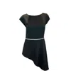 Snider Women's Black / White Wing Shirt In Black/white