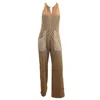 Snider Women's Neutrals Quicksand Shorts Jumpsuit In Blue