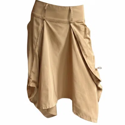 Snider Women's Neutrals Stem Skirt In Yellow