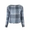 Snider Women's Plaid Drawstring Top In Multi