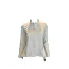 Snider Women's White Birch Shirt Tuxedo Button Up In White