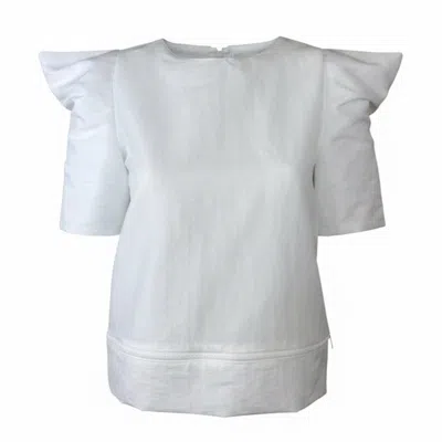 Snider Women's White Deconstructed Top