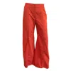 Snider Women's Yellow / Orange Bird Of Paradise Pant In Yellow/orange