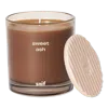 Snif Sweet Ash Scented Candle In Brown