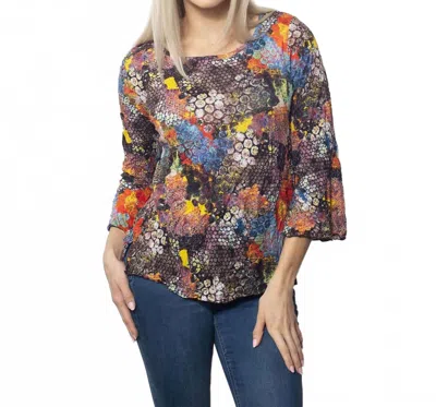 Sno Skins Ballet Top With Flounce In Beebop In Multi