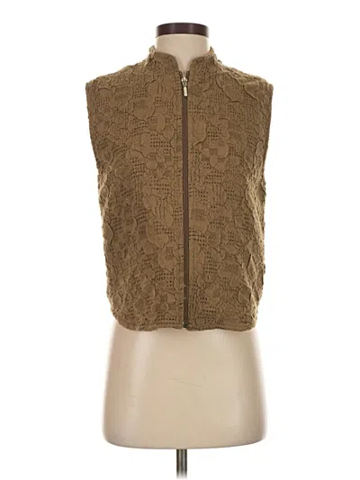 Pre-owned Sno Skins Cardigan Sweater In Brown