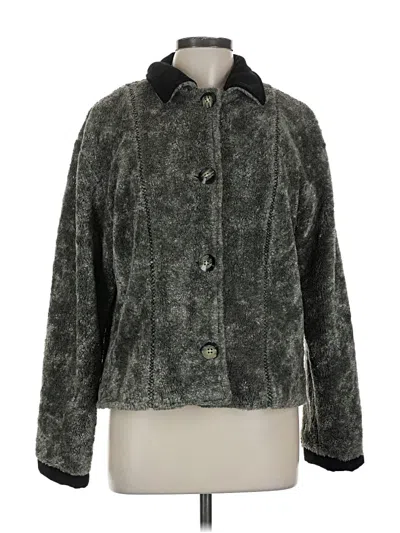 Pre-owned Sno Skins Cardigan Sweater In Gray