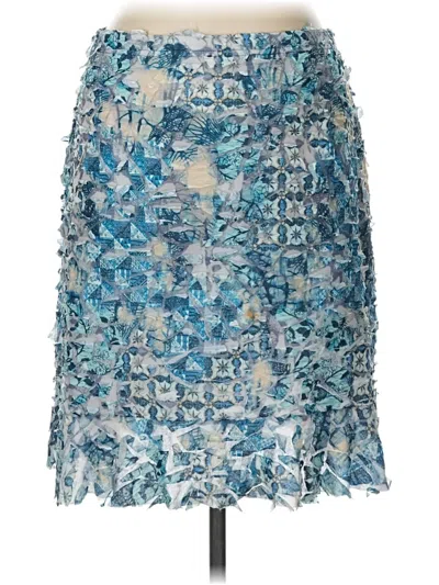 Pre-owned Sno Skins Denim Skirt In Blue