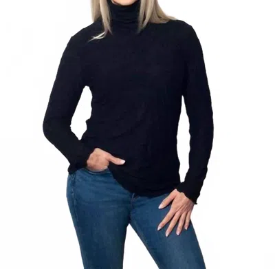 Sno Skins Dreamcatcher Turtleneck Top In Black In Multi