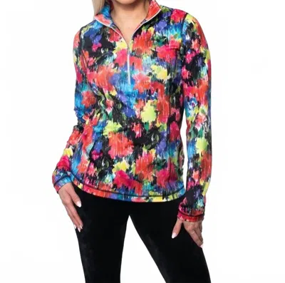 Sno Skins Microfiber Zip Jacket In Daydream In Multi