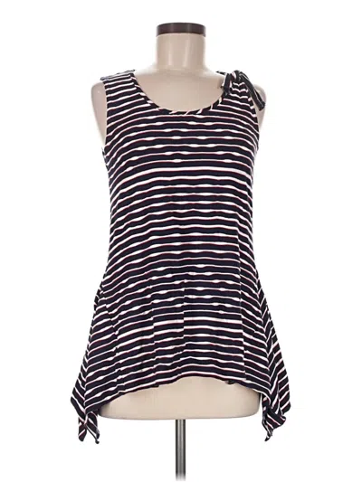 Pre-owned Sno Skins Sleeveless Top Purple Scoop Neck Tops