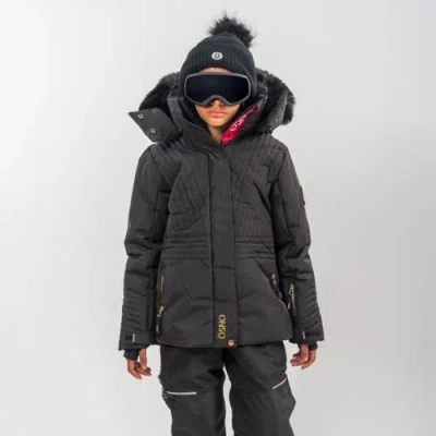 Ösno Kids'  Vicky Luxury Snowsuit In Animal Print