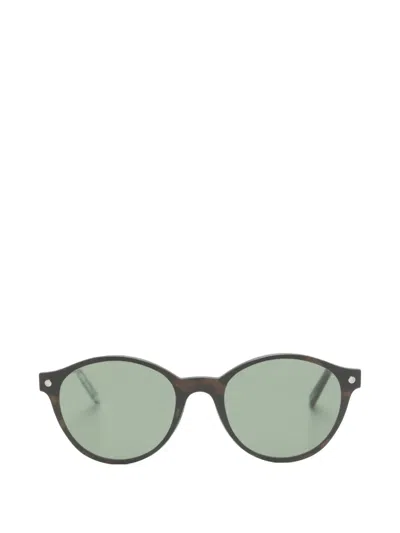 Snob Cicinin Round-frame Sunglasses In Brown