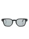Snob Falco D-frame Glasses In Black