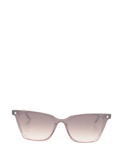 Snob Geometric Lory Sunglasses In Brown