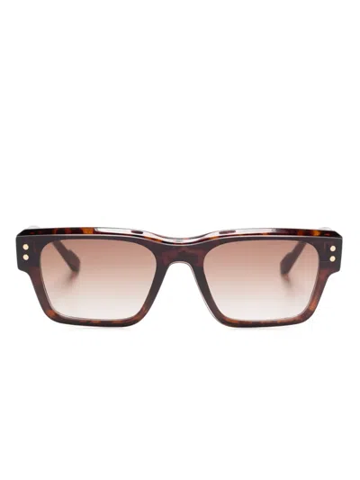 Snob Giuan Sunglasses In 褐色
