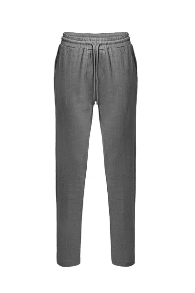 Snob Love Men's Blue Linen Trouser Navy