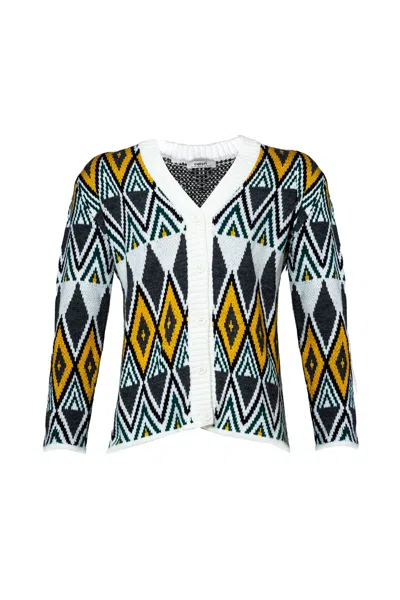 Snob Love Men's Button Down Cardigan - Yellow