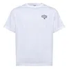 Snob Love Men's Cotton Butterfly Tshirt - White In White