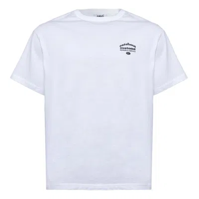 Snob Love Men's Cotton Butterfly Tshirt - White