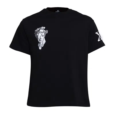 Snob Love Men's Cotton Tshirt - Face Black