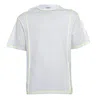 Snob Love Men's Cotton Tshirt - White Green Line In White