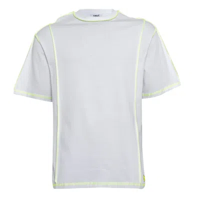 Snob Love Men's Cotton Tshirt - White Green Line