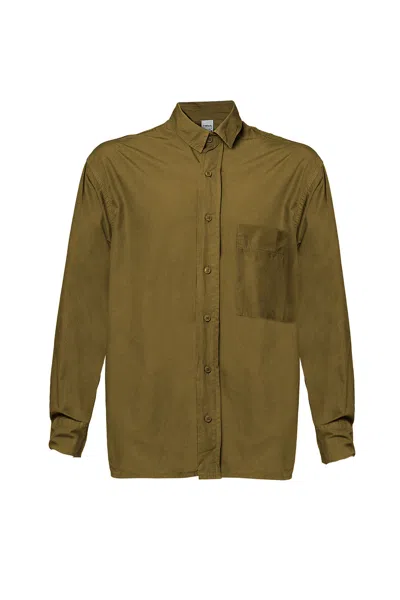 Snob Love Men's Green Shirt Khaki