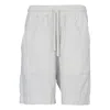 Snob Love Men's Neutrals Tied Linen Beige Short - Beige In Beige