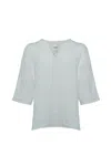Snob Love Men's Neutrals V Neck Ecru Shirt - Ecru In Beige