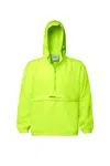 Snob Love Men's Rain Hoodie - Neon Green In Green