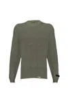 Snob Love Women's Green Chic Knitwear - Khaki In Green