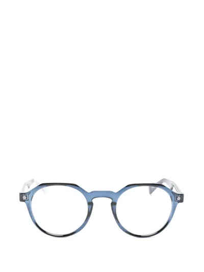 Snob Meziena Round-frame Sunglasses In Blue