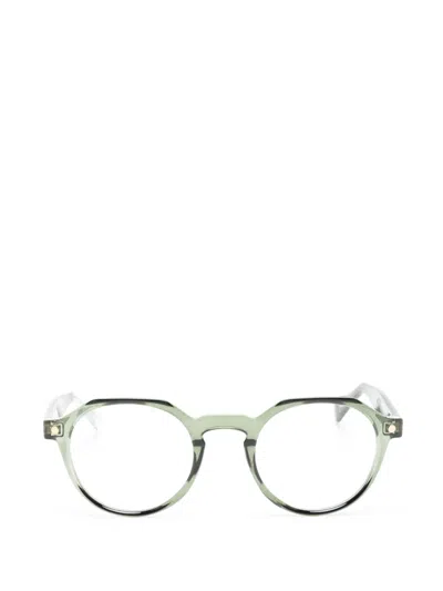 Snob Meziena Round-frames Glasses In Green