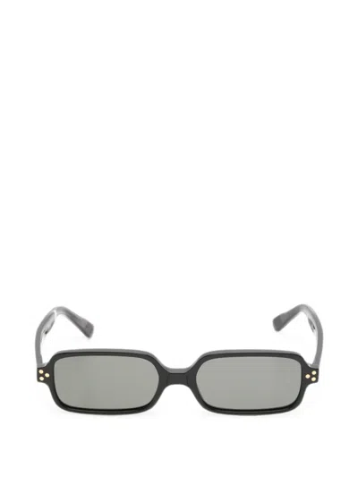 Snob Rectangle-frame Sunglasses In Black