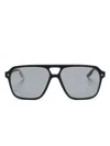 Snob Testarossa Sunglasses In 黑色