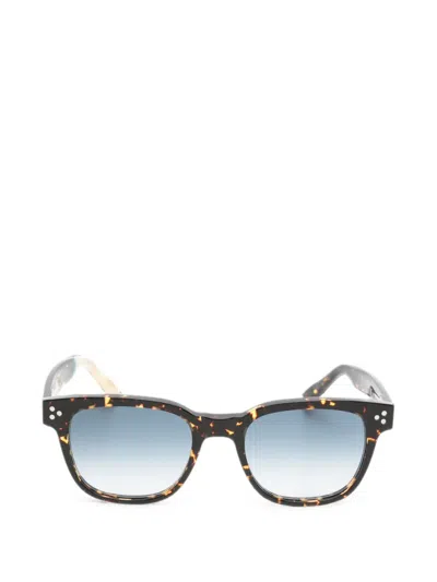 Snob Tortoiseshell-effect Square-frame Sunglasses In Brown