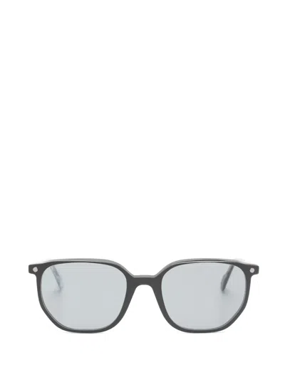 Snob Velasca Round-frame Sunglasses In Black