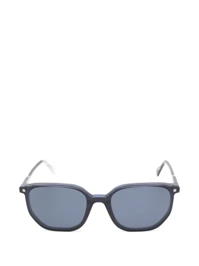 Snob Velasca Square-frame Glasses In Blue