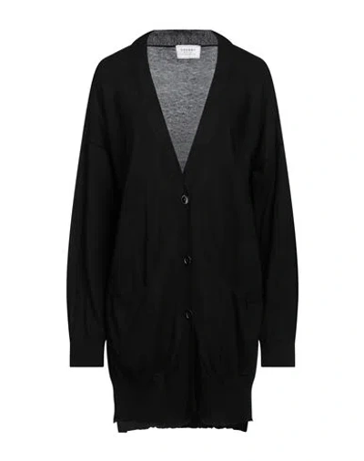 Snobby Sheep Woman Cardigan Black Size 10 Silk, Cashmere