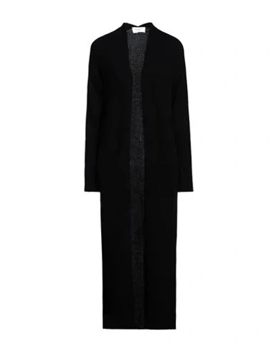 Snobby Sheep Woman Cardigan Black Size 4 Wool, Cashmere In Black