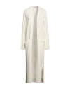 Snobby Sheep Woman Cardigan Cream Size 6 Wool, Cashmere In White