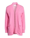 Snobby Sheep Woman Cardigan Pink Size 10 Cotton, Silk