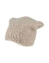 Snobby Sheep Woman Hat Khaki Size Onesize Wool, Silk, Cashmere In Beige