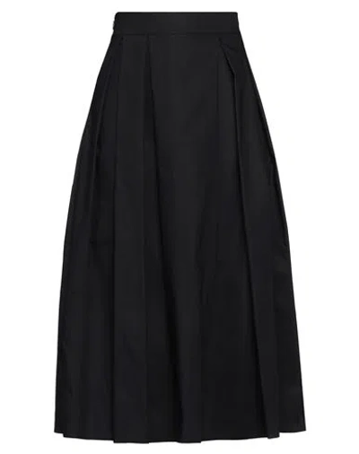 Snobby Sheep Woman Midi Skirt Black Size 8 Cotton