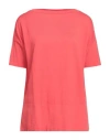 Snobby Sheep Woman Sweater Tomato Red Size 8 Cotton, Silk