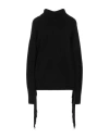 Snobby Sheep Woman Turtleneck Black Size 6 Wool, Cashmere