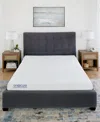 Snooze Dual Layer Gel Memory Foam 6" Firm Mattress, Twin In White