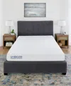 Snooze Triple Layer Gel Memory Foam 10" Plush Comfort Mattress, Twin In White